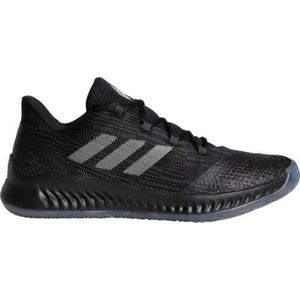 New Adidas Black & Gray Harden B/E 2 Basketball Sneakers Mens Size 8 AQ0031